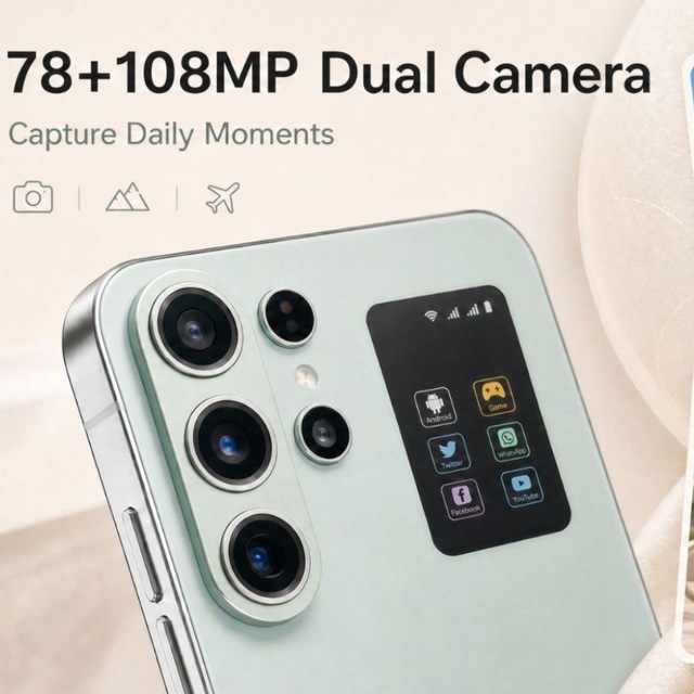 S26 Ultra 5G Android Smartphone 16GB 1TB 7.3 Inch Screen 6000mAh Battery International Version New