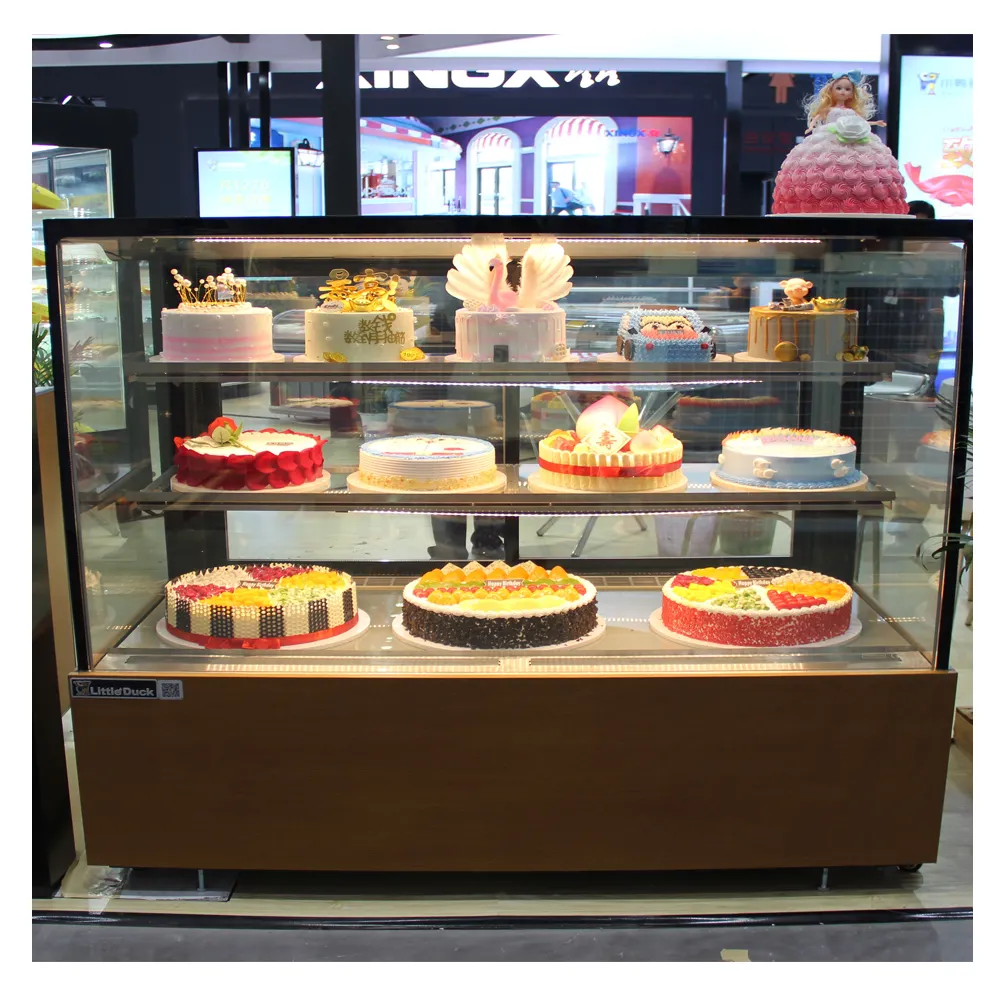 Cake display showcase cake shop refrigerator cake display fridge