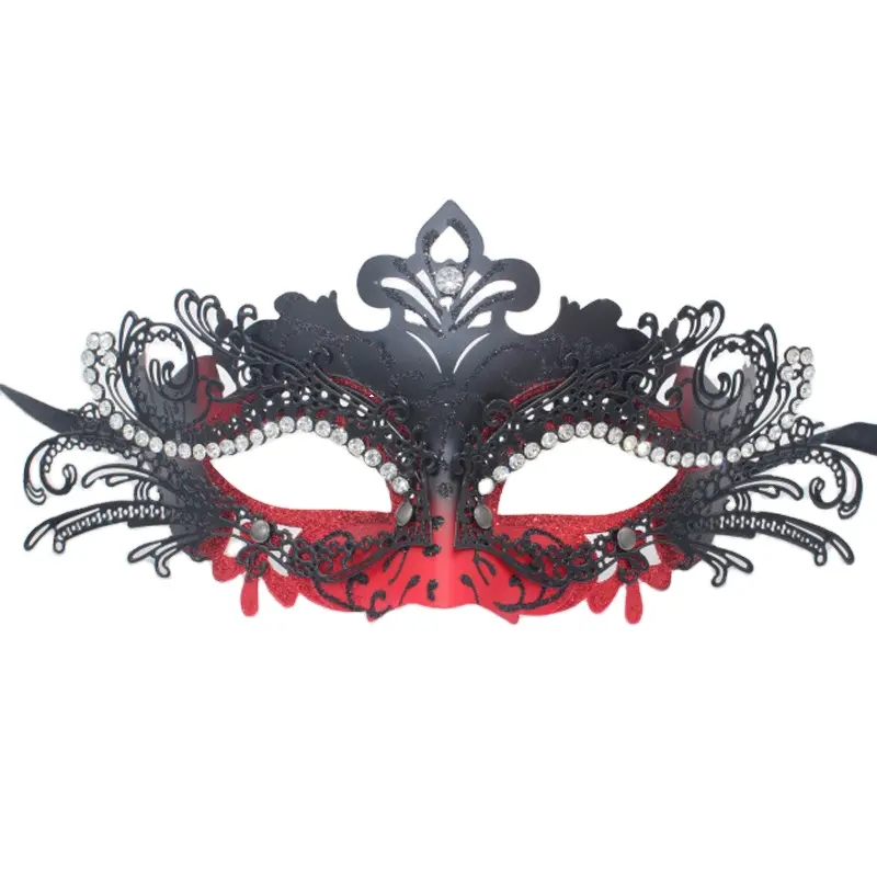 Halloween Venise luxe fête carnaval mascarade métal fer diamant papillon Cosplay masque