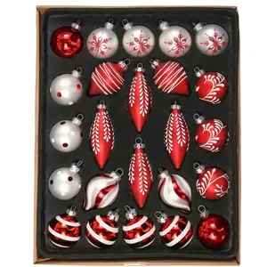 EAGLEGIFTS Xmas Árvore Pendurado Decoração Irregular Baubles Ornamentos Personalizado Custom Made Bola De Vidro para Árvore Do Feliz Natal