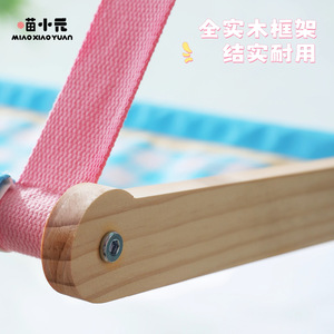 Hamac pour chat Miao Xiaoyuan, à ventouse pour fenêtre, en bois massif, lit rectangulaire, pour toutes les saisons, lit pour animaux de compagnie - Product Image 4