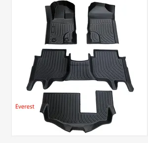 汽车配件3D XPE皮革TPE汽车地垫汽车地毯，适用于福特Everest Ecosport深碟垫