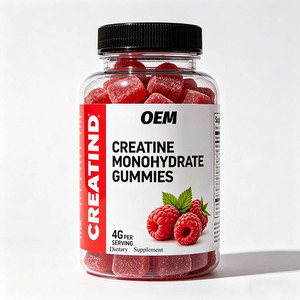 Bonbons Gommeux de Créatine Monohydrate en Gros pour la Croissance Musculaire, la Beauté, l'Énergie Pré-Entraînement, la Force et l'Antioxydation, Sans Sucre (OEM) - Product Image 1