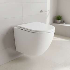 Inodoro Suspendido de Cerámica Europeo, <span class=keywords><strong>Sanitas</strong></span> Modernas para Casa de Baño, Descarga Tornado - Product Image 1