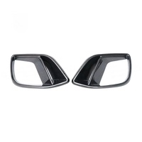 Kit carrosserie en fibre de carbone véritable style Brabus pour Mercedes Benz AMG GT63S W290, comprenant un spoiler avant, un diffuseur arrière avec embouts d'échappement et des garnitures de prises d'air.
