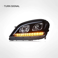 Phares LED modifiés pour Mercedes-Benz ML350 W164, phares LED DRL, clignotants, feux de route, 12V