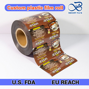 Rollo de Película de Embalaje de Plástico Laminado Automático Impreso Personalizado de Calidad Alimentaria para el Envasado de Alimentos - Product Image 1