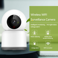 Caméra de sécurité sans fil 3MP avec objectif 3,6 mm, caméra de détection de mouvement humain WiFi 2,4 GHz