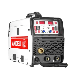 ANDELI 110/220V Semi-automatic Welding Machine MIG-270 MIG/Lift TIG/MMA Flux Welding 3 in 1 MIG Welder Gas Gasless MIG Welding