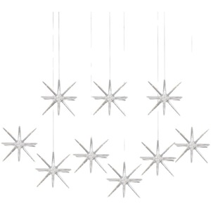 Lustre en acrylique transparent en forme d'ormeau, guirlande lumineuse LED, décoration de plafond pour mariage, ciel étoilé - Product Image 3