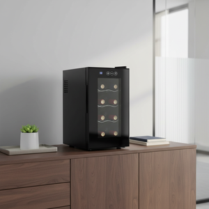 Refrigerador para Cerveza y Vino OEM, Refrigerador Doméstico para 8 Botellas, Gabinete para Vino de 22L - Product Image 6