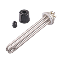 220v 380v 3kw 6kw 9kw Chaudière à eau électrique 2 "Tri Clamp Élément chauffant Clamp Immersion Heater