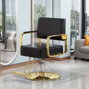 Silla de Barbero de Acero de Alta Calidad, Multifuncional, de Cuero, para Salón de Belleza, Hogar o Exteriores - Product Image 1