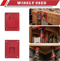 Support de fixation pour outils Milwaukee 18V avec vis, système de rangement mural pour garage, compatible perceuse, scie, atelier, garage