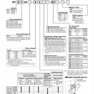 SMC Original Original Produkt SS5Y7-20-02 SS5Y3/SS5Y5/SS5Y9/SS5YJ 5/SS5YJ7-20 Direkt Rohrleitungen Typ Container isiert - Product Image 6