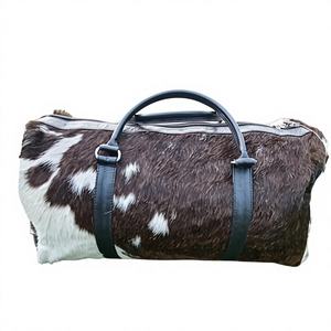 Bolsa de Viaje de Cuero Genuino de Alta Gama, Estilo Occidental, con Cierre, Multifuncional, LHDB-0153 - Product Image 1