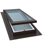 Villa moderne sur mesure avec fenêtre de toit électrique coulissante, résistante à la corrosion, double vitrage, en alliage d'aluminium et acier inoxydable