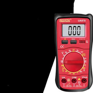 Цифровой мультиметр с ЖК-дисплеем для тестирования переменного/постоянного тока, тестер диодов с точностью 0,1%, диапазон 0-500В/10А, портативный ручной инструмент для электрических измерений - Product Image 4