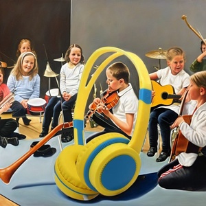 3.5mm có dây Over-ear Tai nghe trẻ em âm nhạc Tai nghe giao diện máy tính âm thanh nổi có dây giá cả cạnh tranh - Product Image 5