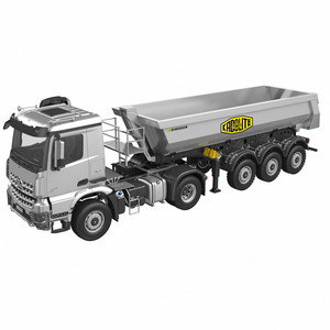 Camion benne télécommandé <span class=keywords><strong>Kabolite</strong></span> K5801 1/14, modèle de véhicule de construction en béton armé, 4x4, tracteur-remorque en métal - Product Image 3