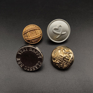 Thiết Kế Thời Trang Biểu Tượng Tùy Chỉnh May Nút Kim Loại Rỗng Chân Nút Cho Quần Áo - Product Image 1