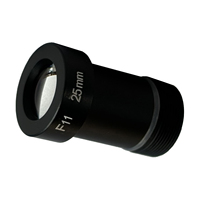 Objectif Fno F5.6 F7 F8 F11 6MP 2/3'' S Mount 25mm M12 pour caméra de lecture d'images stéréo 3D