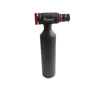<span class=keywords><strong>Gonfleur</strong></span> de <span class=keywords><strong>CO2</strong></span> avec kit de réparation de pneus sans chambre à air - Compatible avec les valves Presta/Schrader - Pompe à pneus de vélo pour vélos de route et de montagne - Product Image 2