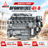 Moteur diesel de construction DEUTZ BF6M1013EC-G1-B 155 kW 208 CV pour excavatrice, chargeuse sur pneus, niveleuse, rouleau compresseur