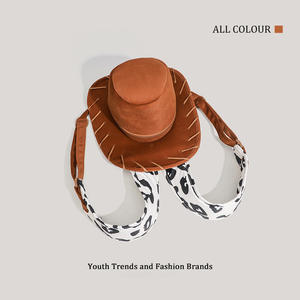 Sac à dos multifonctionnel personnalisé pour femmes, nouvelle forme de chapeau mignon pour les voyages, les loisirs, panneau solaire inclus pour le style universitaire - Product Image 6