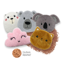 Sac chauffant micro-ondable en peluche en forme de Koala rempli de perles d'argile