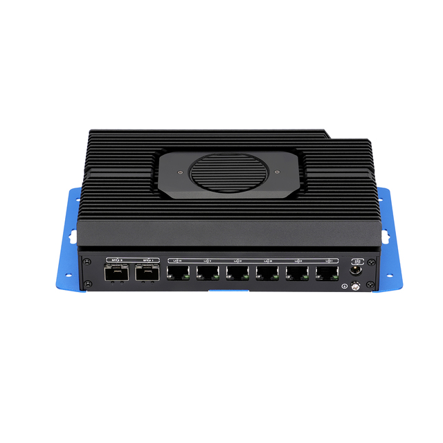 Dual SFP+ Fiber LAN 6 Gigabit High-Performance Industrial Edge Computer Multi-Network ConnectivityI5 12th Gen Embedded PC Stock