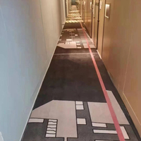 Hotel de 5 estrellas Axminster Impresión personalizada Pasillo de pared a pared Hall Hotel Lobby Alfombra