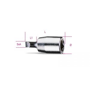 BETA - 009000620 Tournevis à douille 1/4 ''pour vis à tête fendue avec inserts brunis (multi-pack) DOUILLES À MAIN - Product Image 1