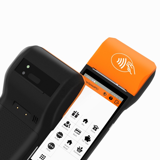 Handheld Pos 6 Inch NFC 4G WIFI Payment Mobile Portable Android POS With Built-in 58mm Receipt Printer POS Terminal Machine