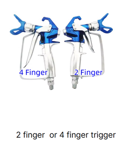 Profi Elektrische Airless-Spritzpistole mit 4-Finger- und 2-Finger-Abzug, 3600 psi, für Farbspritzgeräte - Product Image 2