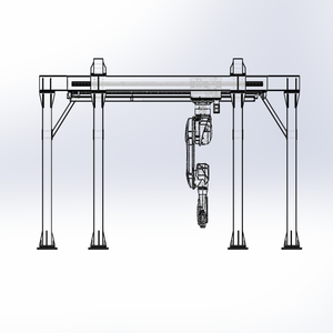 Équipement d'automatisation pour manipulateur de treillis, haute efficacité, puissance 11 kW, garantie 1 an, multi-tension, utilisation facile, treillis robuste - Product Image 2