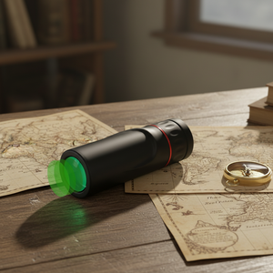 منظار أحادي صغير للهواتف الذكية 100×25 مع حامل ثلاثي وإضاءة حمراء لمراقبة الطيور - Product Image 1