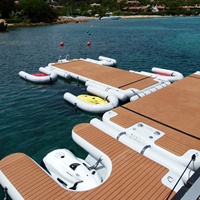 Drop Stitch Île gonflable Piscine Flotteur Docks flottants gonflables Jet Ski Plate-forme flottante Dock