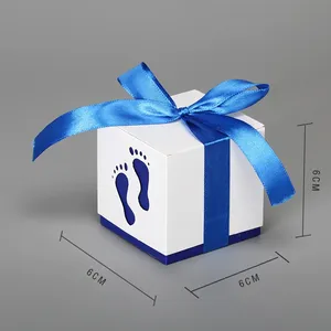 Caja <span class=keywords><strong>de</strong></span> regalo <span class=keywords><strong>de</strong></span> dulces para pies <span class=keywords><strong>de</strong></span> bebé, cumpleaños, primera <span class=keywords><strong>comunión</strong></span>, niña, <span class=keywords><strong>niño</strong></span>, Baby Shower, favores <span class=keywords><strong>de</strong></span> boda, gragea, bautismo, caja <span class=keywords><strong>de</strong></span> pastel, embalaje - Product Image 6