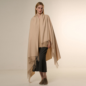 Tùy Chỉnh Len Quá Khổ Chăn Sang Trọng Mềm Dệt Giường Nhiệt Chunky Len Tinh Khiết Ném Màu Rắn - Product Image 3