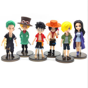 Vente chaude, ensemble Q-version, figurine d'action en une seule pièce, Luffy, Zoro, Ace, Nico <span class=keywords><strong>Robin</strong></span>, Nami, Boa Hancock, jouets en PVC, mini figurine - Product Image 1