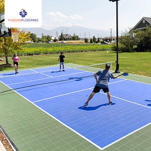 Offre Spéciale pickleball matériel différent de <span class=keywords><strong>PVC</strong></span> de pp parquetant la cour extérieure d'intérieur de boule de cornichon d'utilisation - Product Image 5