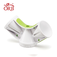 ORB Bestverkochte Multifunctionele Handmatige Groentespiralizer Snijder Roestvrijstalen Messen Vaatwasmachinebestendig Pasta Spaghetti Maker