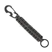 Cordon de survie de haute qualité pour le camping en plein air, corde paracorde 7 brins avec décapsuleur et mousqueton, porte-clés