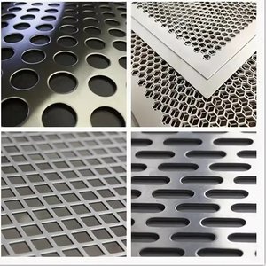 1mm 3mm 8mm dày lục giác tròn khe vuông lỗ 304 thép không gỉ đục lỗ lưới màn hình trang trí tấm kim loại đục lỗ - Product Image 4