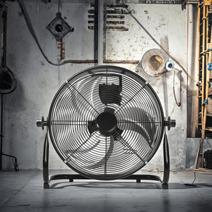 Ventilador de Piso de Tambor con Motor de Cable de Cobre de Alta Calidad de 20 Pulgadas, 3 Aspas de Aluminio, para Uso Doméstico, en Almacenes y Líneas de Ensamblaje, Fabricado en Metal - Product Image 4
