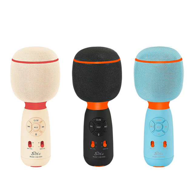 CQS S550 Portable BT Karaoke Speaker With Microphone High Volume Home Outdoor Wireless Singing Audio Wholesale`  >
