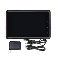 Tablette robuste avec écran de 8,0 pouces, système Android 10.0, 4G, avec lecteur de codes-barres et lecteur RFID