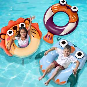 Flotador Inflable de PVC con Diseño de Ojo Grande para Niños, para Piscina y Playa - Product Image 1