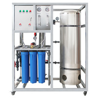 Machine industrielle d'ultrafiltration par osmose inverse à double étage en acier inoxydable personnalisée Récipient à pression d'eau ultra-pure